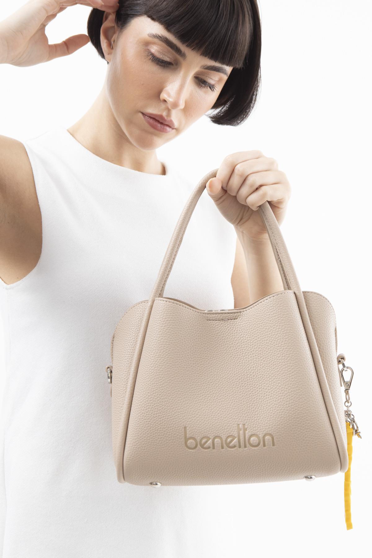 Benetton 1503 Kadın Deri Kol Çantası Taş