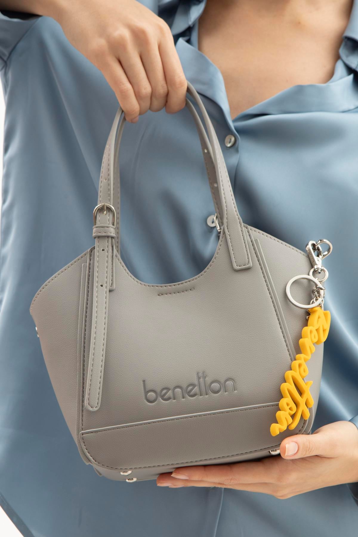 Benetton 1516 Kadın Deri Çapraz Çanta Taş