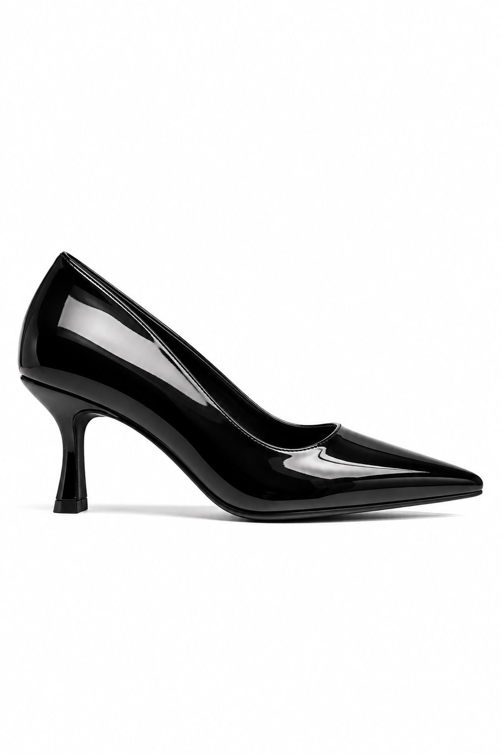 Monat İnce Topuklu Rugan Stiletto KSİYAH