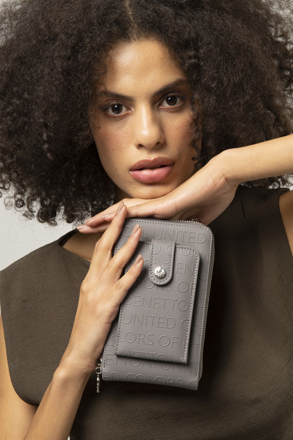 Benetton 838 Kadın Deri Cüzdan Kahve | Pabuchh.com