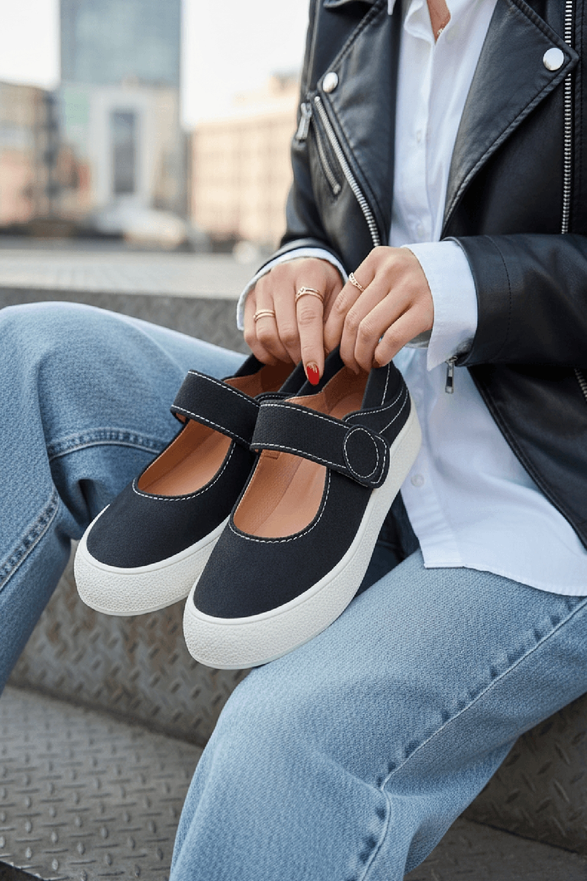 Varius Siyah Süet ( 3 cm Topuklu ) Yuvarlak Burunlu  Detaylı Loafer Ayakkabı