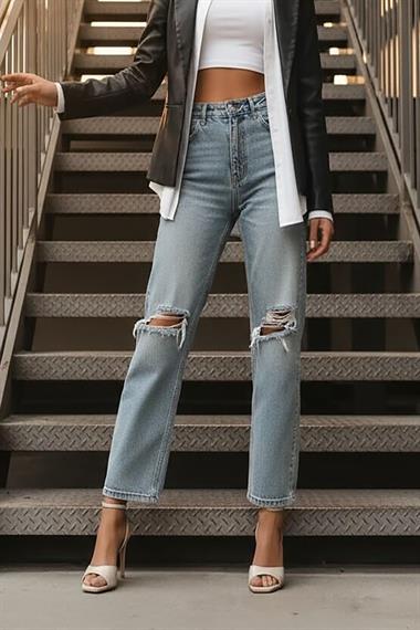 Sara Bej Kırışık Bileği Sarma  (8 cm) Kare Burun Topuklu Ayakkabı