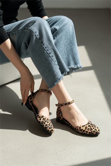 Tena Leopar Bilekten Bantlı Günlük Kullanım Babet