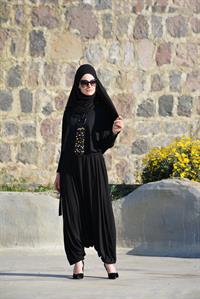  esila şalvar takım siyah