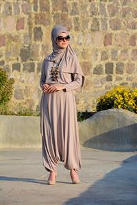  esila şalvar takım vizon