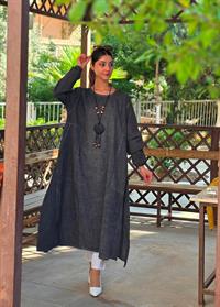  keten cepli tunik tunik antrasit