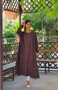  keten cepli tunik tunik kaverengi 