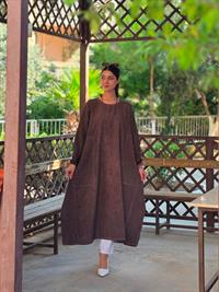  keten cepli tunik tunik kaverengi 