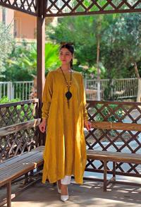  keten cepli tunik tunik sarı