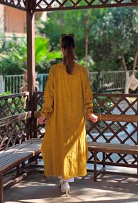  keten cepli tunik tunik sarı