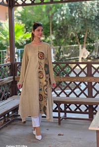  keten etnik salaş tunik taş rengi