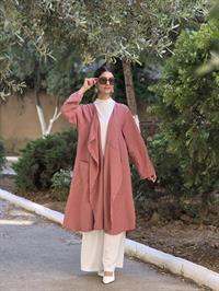  keten salaş hırka pembe