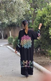  otantik kimona siyah renkli