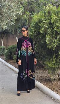  otantik kimona siyah renkli