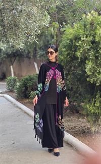  otantik kimona siyah renkli