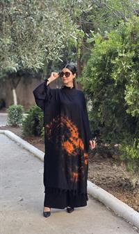  otantik önü kapalı kimona turuncu