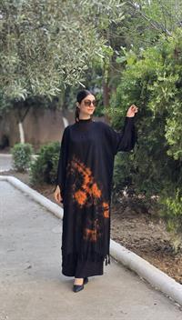  otantik önü kapalı kimona turuncu