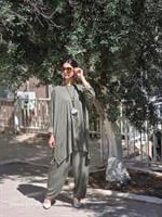 bahar salaş ikili takım haki yeşil