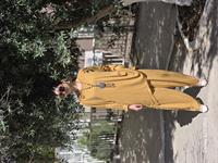 bahar salaş ikili takım hardal sarısı