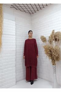 Basic Bisiklet Yaka Salaş Tunik