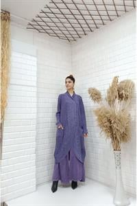 Çapraz  Cep Detaylı Salaş Tunik