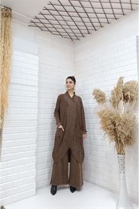 Çapraz  Cep Detaylı Salaş Tunik