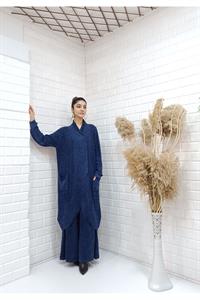 Çapraz  Cep Detaylı Salaş Tunik