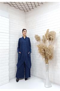 Çapraz  Cep Detaylı Salaş Tunik