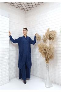 Çapraz  Cep Detaylı Salaş Tunik