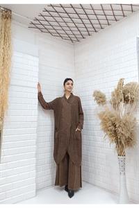 Çapraz  Cep Detaylı Salaş Tunik