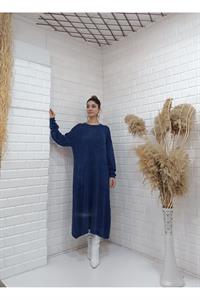 Cepli Bisiklet Yaka Uzun Salaş Tunik