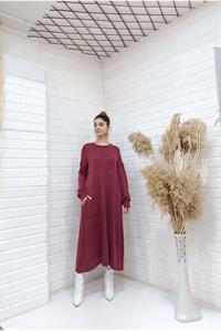 Cepli Bisiklet Yaka Uzun Salaş Tunik