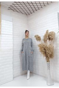 Cepli Bisiklet Yaka Uzun Salaş Tunik