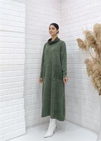 Degaje Elbise Haki Yeşil