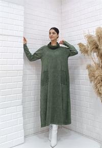 Degaje Elbise Haki Yeşil