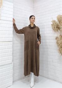 Degaje Elbise Kahverengi