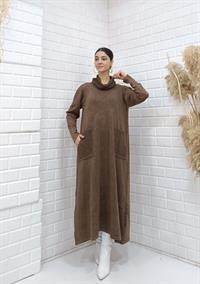 Degaje Elbise Kahverengi