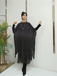 Degaje Yaka Tarz Panço Antrasit