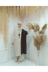 Degaje Yaka Yarasa Kol Yün Tunik