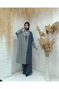 Degaje Yaka Yarasa Kol Yün Tunik