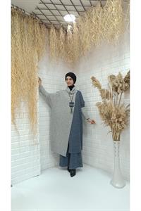 Degaje Yaka Yarasa Kol Yün Tunik