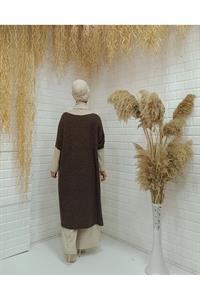 Degaje Yaka Yarasa Kol Yün Tunik