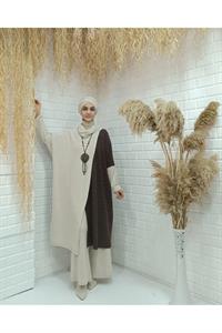 Degaje Yaka Yarasa Kol Yün Tunik