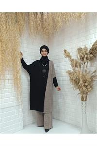 Degaje Yaka Yarasa Kol Yün Tunik