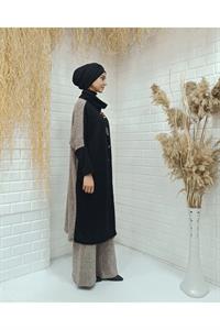 Degaje Yaka Yarasa Kol Yün Tunik