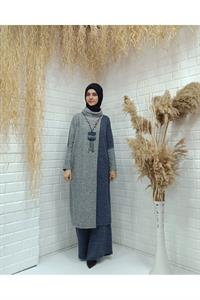 Degaje Yaka Yarasa Kol Yün Tunik