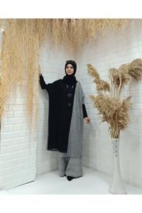 Degaje Yaka Yarasa Kol Yün Tunik