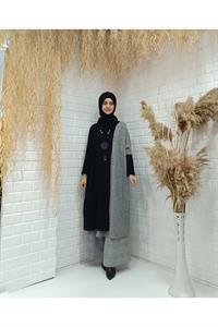 Degaje Yaka Yarasa Kol Yün Tunik