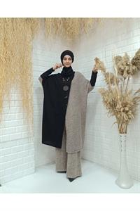 Degaje Yaka Yarasa Kol Yün Tunik