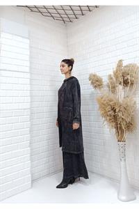 Etnik Kapşonlu Cep Detaylı Tunik